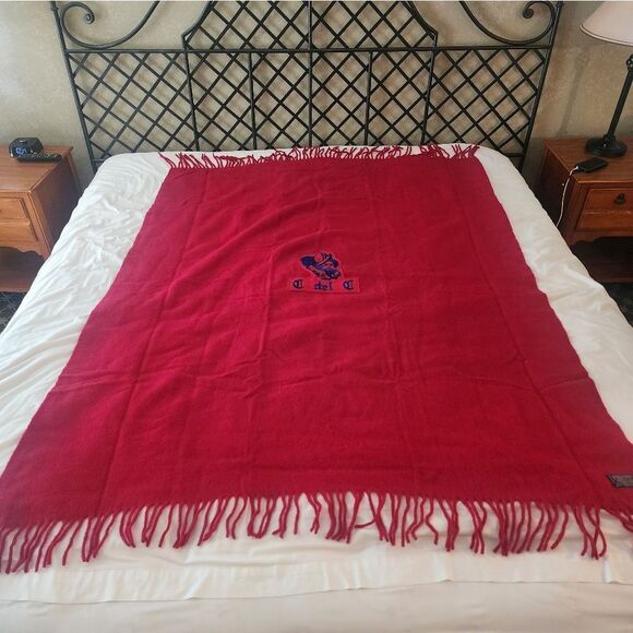 Pendleton Blanket Conquistadores Del Cielo Secret Society Red Wool - Picture 5 of 16